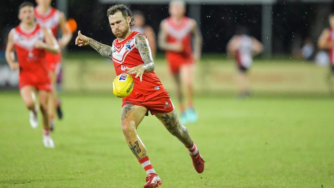 Waratah vs Southern Districts in the 2022-23 NTFL grand final. Picture PEMA TAMANG Pakhrin