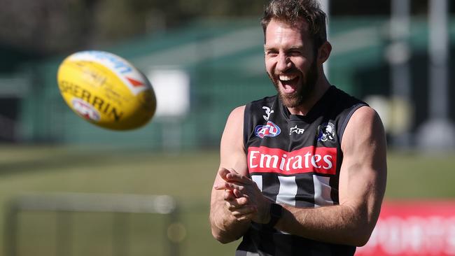 Will Travis Cloke be smiling in Round 1, 2017. Picture: Wayne Ludbey