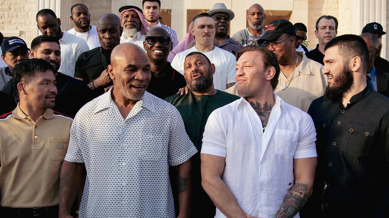 Conor McGregor and Mike Tyson.
