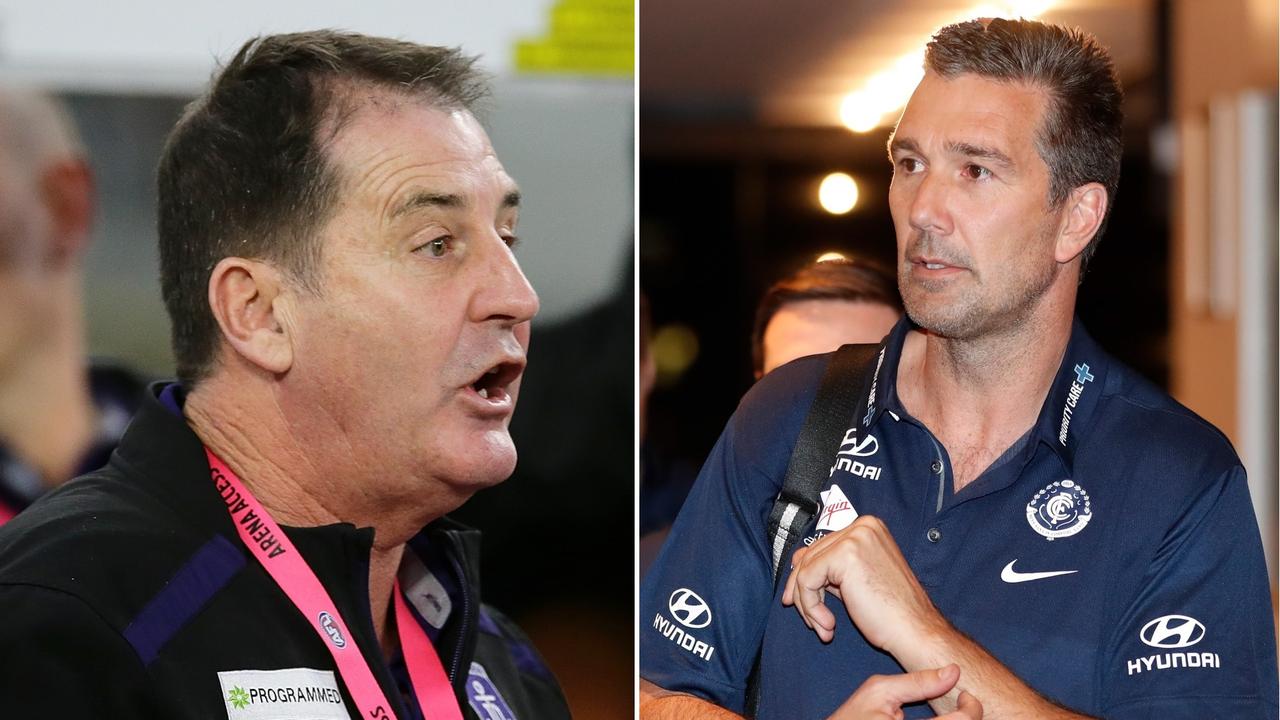 Ross Lyon and Stephen Silvagni reportedly met in Carlton.