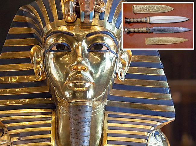 King Tut's dagger was forged using iron from a meteorite.