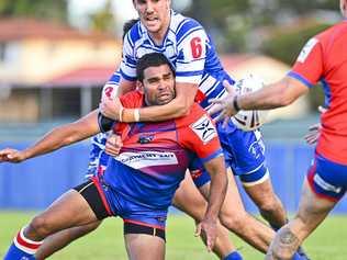 GRIPPING ACTION: A feast of local and international footy is on offer this weekend. Picture: Cordell Richardson