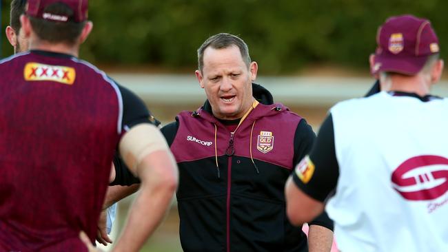 Queensland Origin training ahead of game three at Suncorp Stadium — Kevin Walters, Brisbane Australia Picture AAP/David Clark