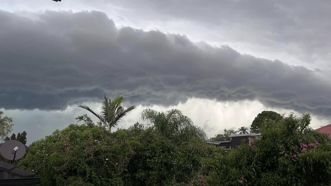 Storms have smashed SEQ on Tuesday afternoon. Picture: Benjamin Costello