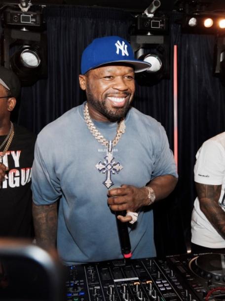 While rapper 50 Cent is performing at Qudos Bank Arena. Picture: Supplied / Ray Rolla