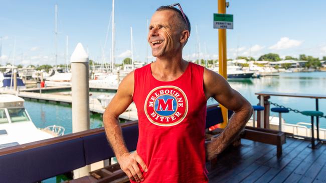 Lola's Pergola owner Matt Mulga at the Cullen Bay nightspot in happier times.