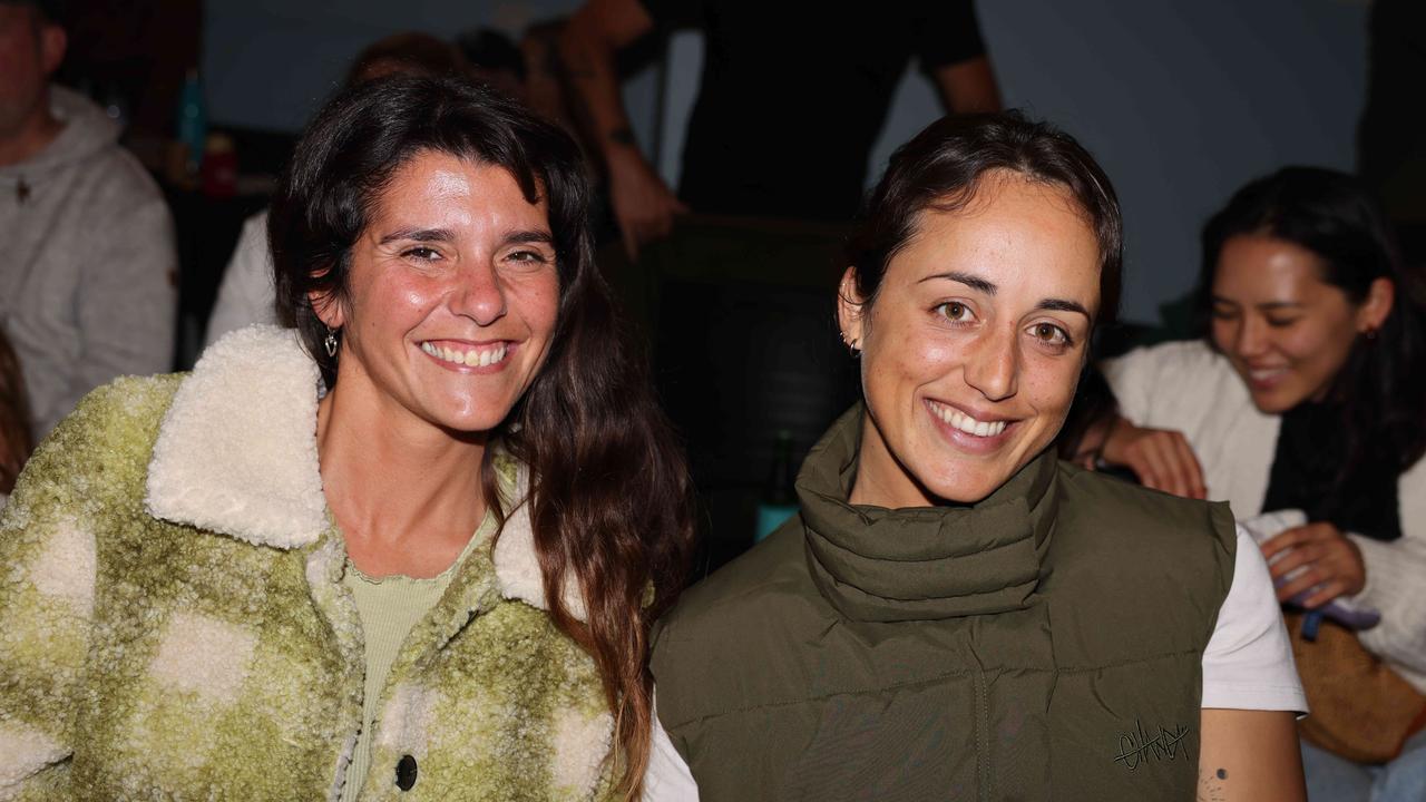 Romina Soda and Sonia Ferrer at the Save the Waves Film Festival at Tom Atkin Hall for Gold Coast at Large. Picture, Portia Large.