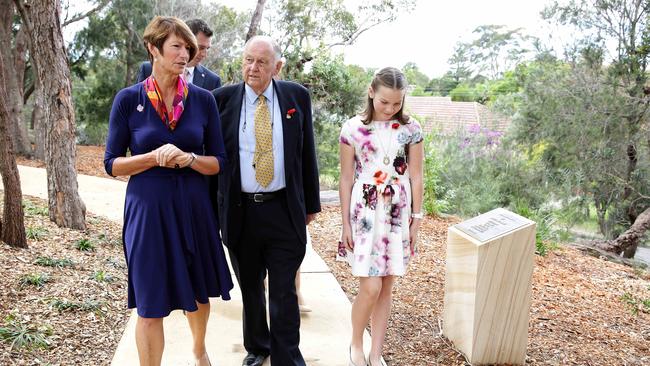 Opening of Forestville Memorial Path at Forestville War Memorial Playing Fields attended by Margie Abbott. Picture: ELENOR TEDENBORG