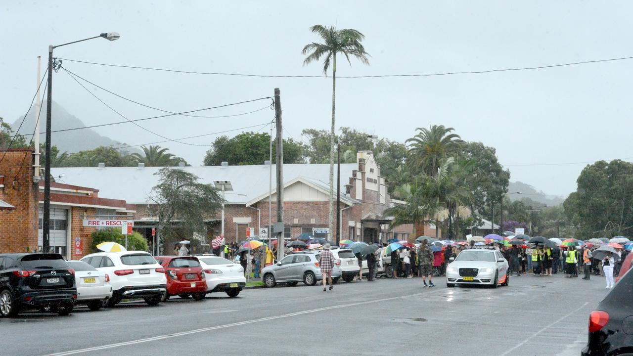 The March 4 Justice event in Mullumbimby on Monday, March 15, 2021. Picture: Liana Boss