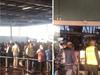 ‘On and on’: Insane footage at Sydney Airport
