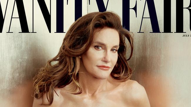 This photo taken by Annie Leibovitz exclusively for Vanity Fair shows the cover of the magazine's July 2015 issue featuring Bruce Jenner debuting as a transgender woman named Caitlyn Jenner. (Annie Leibovitz/Vanity Fair via AP)