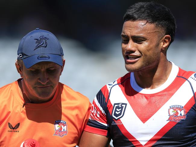 PRE 2025 RD03 Sydney Roosters v Newcastle Knights - Spencer Leniu, sin bin NRL PHOTOS