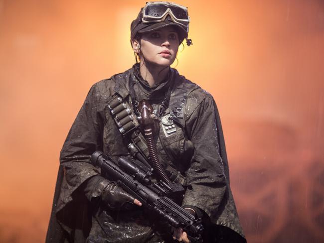 Rebel with a cause? Jyn Erso (Felicity Jones). Picture: Lucasfilm