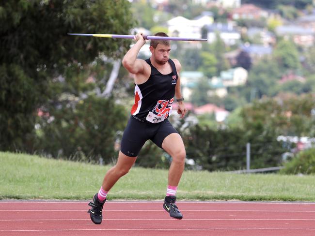 Liam Shelton competes. Picture: Holly Smee