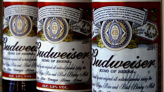 Anheuser-Busch InBev has a 21 per cent share of the global beer market.