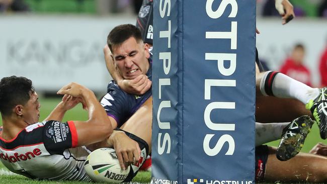 Asofa-Solomona powered over for a try.