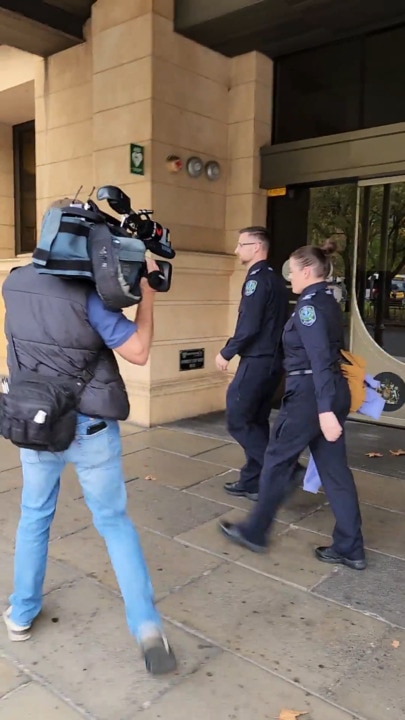 Police officers attacked on beach leave court