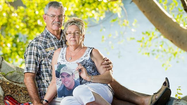 Doug and Kaye Baird, parents of posthumous VC Cameron Baird, who was killed in action in 