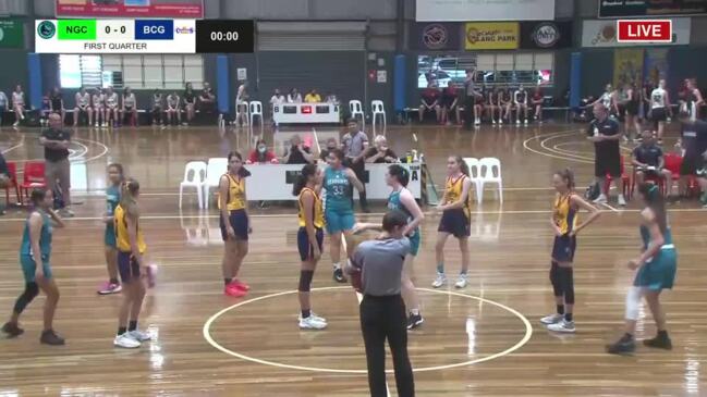 REPLAY: Queensland Basketball U16 State Championships – Girls – North Gold Coast Seahawks v Brisbane Capitals Silver