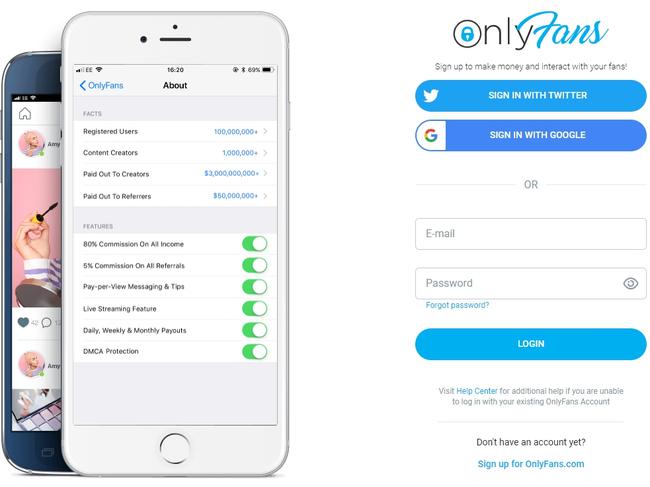 OnlyFans is set to ban “sexually explicit” content in a new policy starting in October. Picture: Supplied