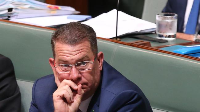 Scott Buchholz during Question Time in the House of Representatives Chamber, Parliament House in Canberra. Picture Kym Smith