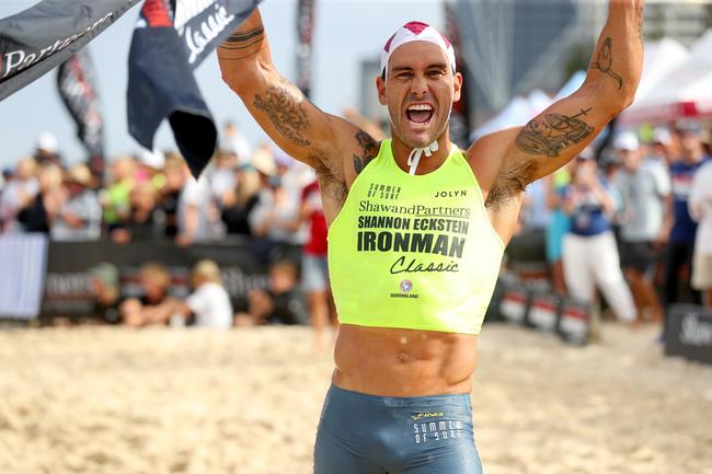 Matt Poole won the open men's ironman race at the Summer of Surf Shannon Eckstein Classic at BMD Northcliffe. Picture credit: Shane Myers 2022.