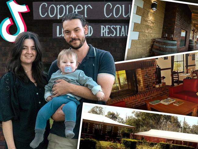 Alex Mangual, 28, and Mark Matula, 29 are planning a massive refurbishment of a Nanango motel in the South Burnett.