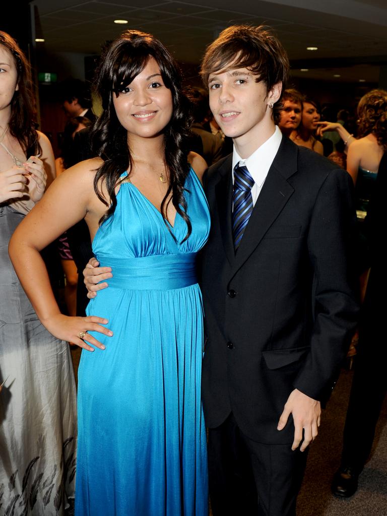 Shana Stringer and Sean Kennedy at the 2009 Casuarina Senior College formal. Picture: NT NEWS