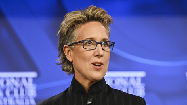 ACTU head Sally Mcmanus is against the stage three cuts. Picture: NCA NewsWire’s Martin Ollman