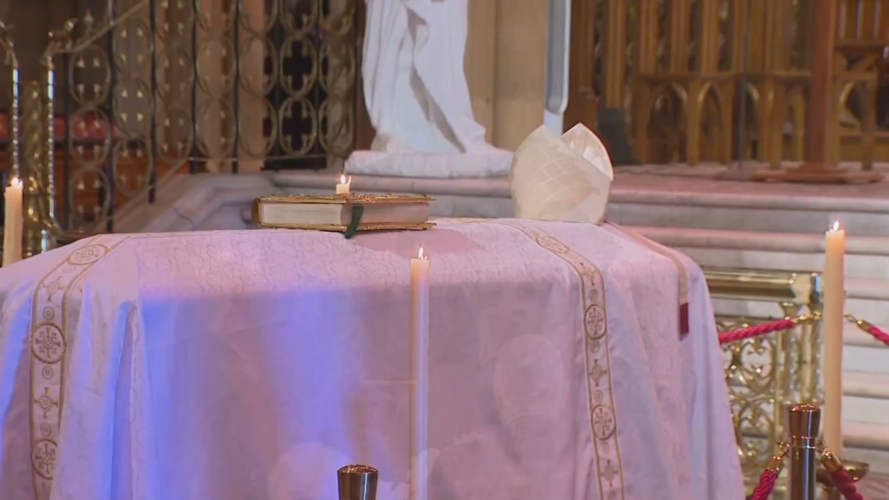 Cardinal George Pell’s body lying in state ahead of funeral at St Mary’s Cathedral