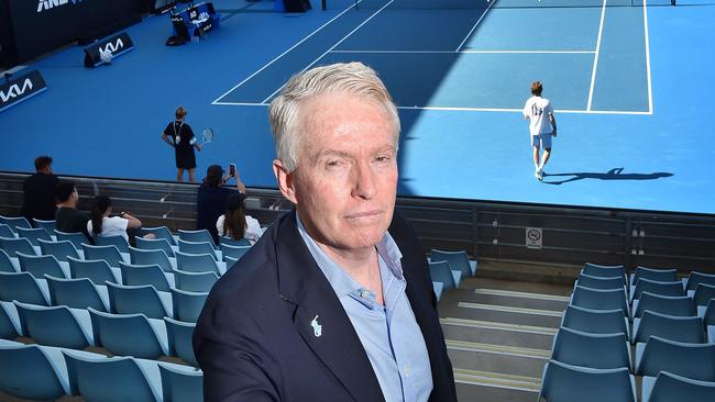 Tennis Australia has set a lofty goal of attracting a record 900,000 fans to Melbourne Park for the Open. Picture: Nicki Connolly