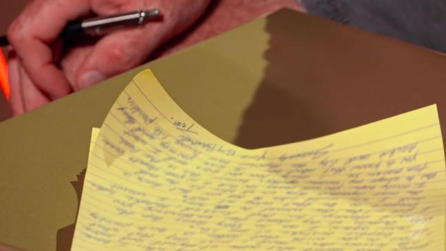 As if Meghan is gonna let her fancy hands touch this ratty old scrap of paper.