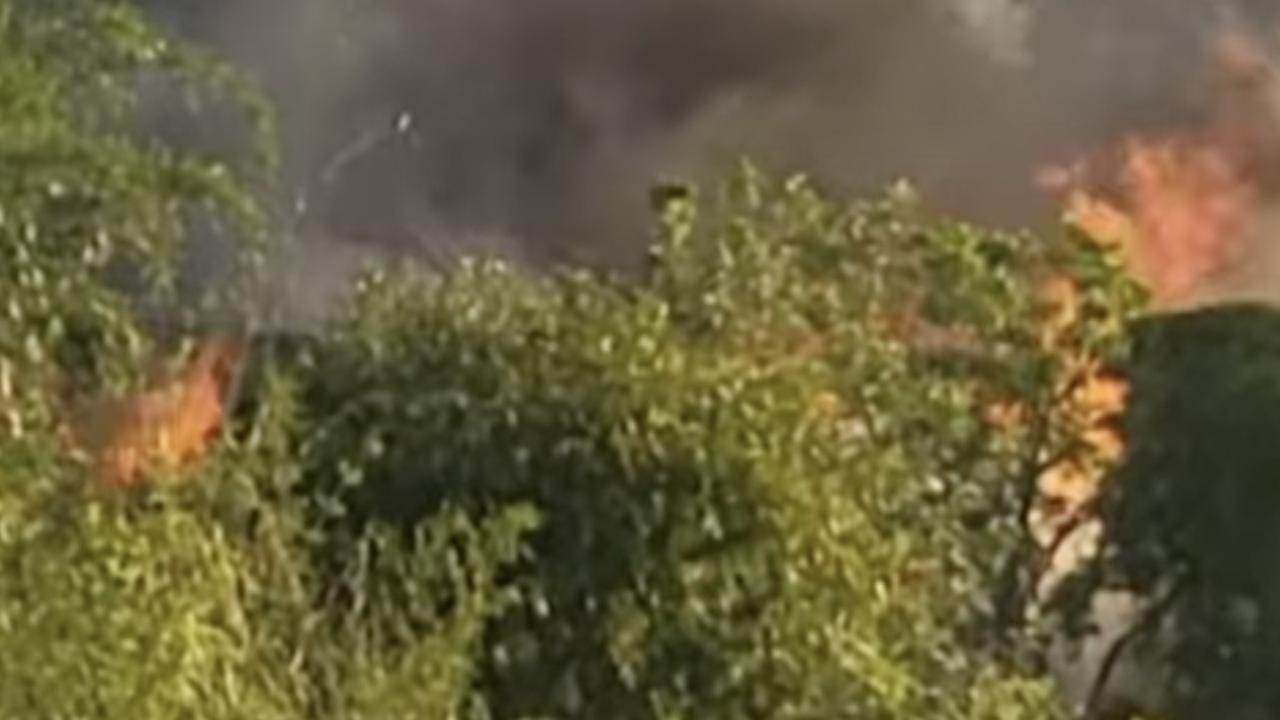 WATCH: Old Queenslander home explodes in flames