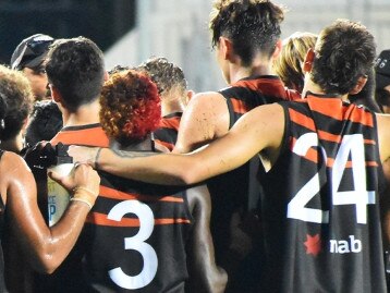 The NT Thunder Academy under-19 side will take on Tasmania Devils on Sunday. Picture: AFLNT Media