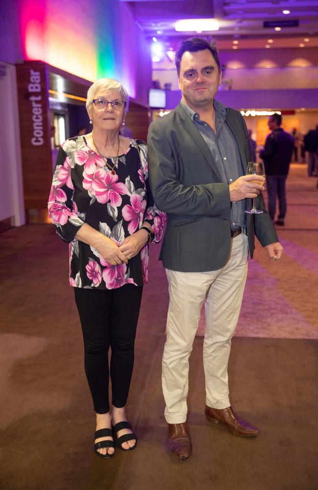 Frances and David Riha at the Queensland Symphony Orchestra's much anticipated return to QPAC's Concert Hall. Picture: Peter Wallis, Socials: Damien Anthony Rossi