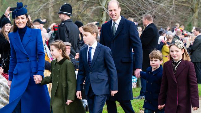 William, Catherine and their children: like many parents of young children, he has been appalled by the atrocities in the Middle East. Picture: Samir Hussein/WireImage.