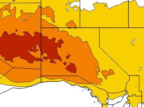 Heatwave warning for SA. Picture Bureau of Meteorology