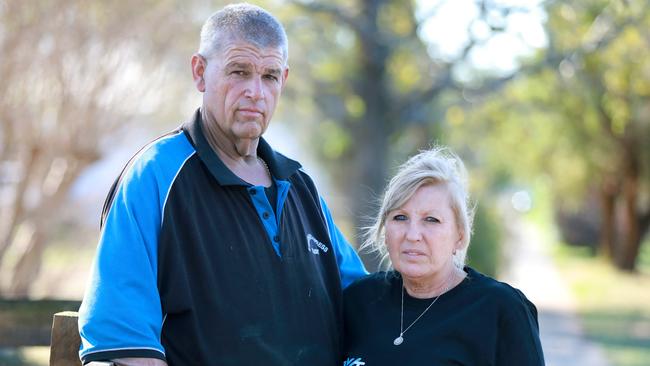 Peter and Jenny Stvachan could see the acquisition of their homes over the next 20 years for sporting fields. Picture: AAP Image / Angelo Velardo