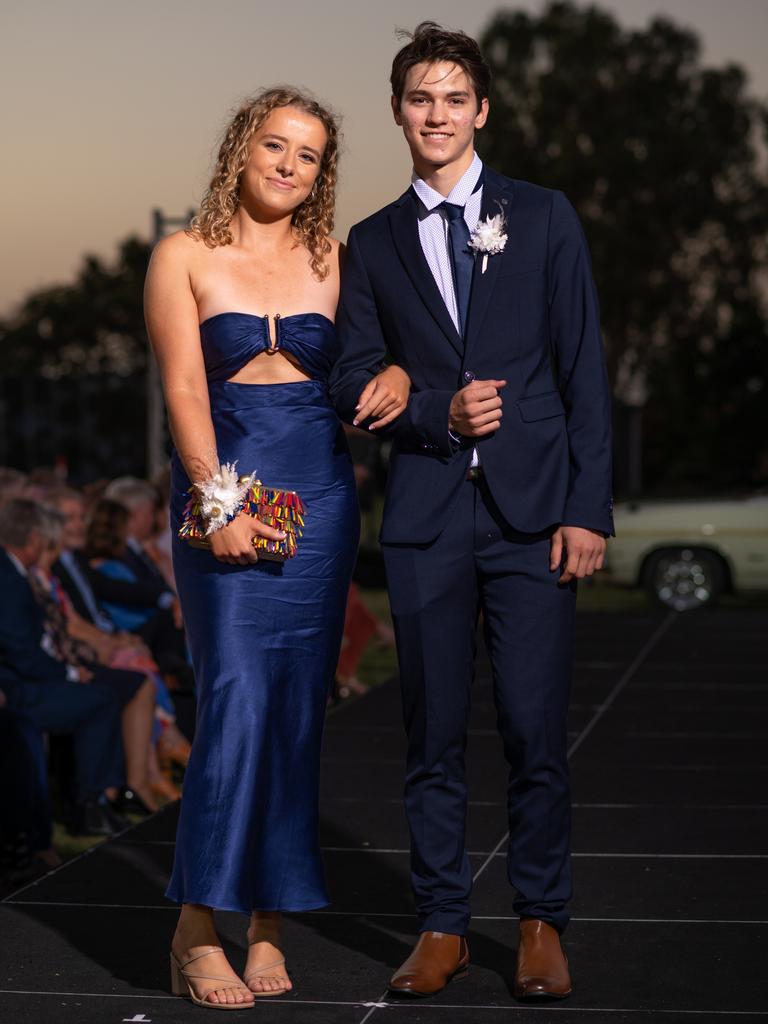 Greta McCosker and Joe Dewar at the 2024 Rockhampton Grammar School formal.