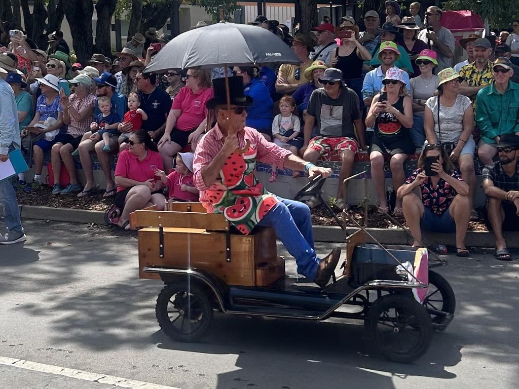 Thousands were in attendance at the Melon Fest parade