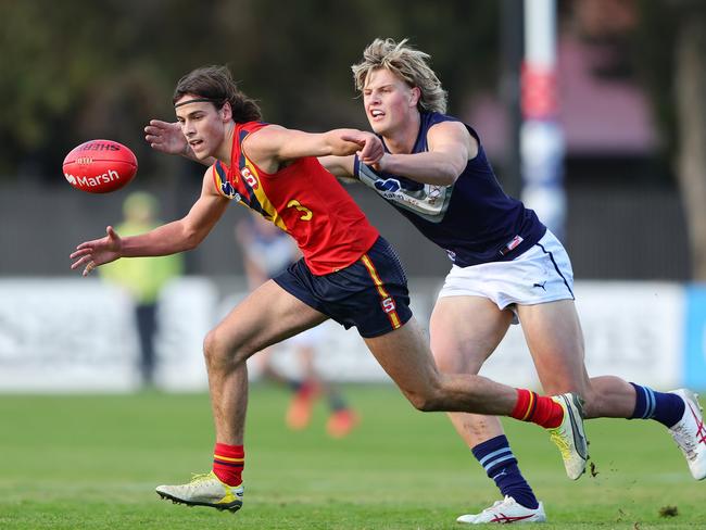 Could St Kilda scupper Carlton’s Ben Camporeale plans? Picture: Sarah Reed/AFL Photos via Getty Images