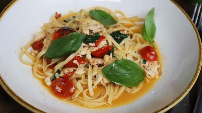 The crab linguine. Picture: Jenifer Jagielski