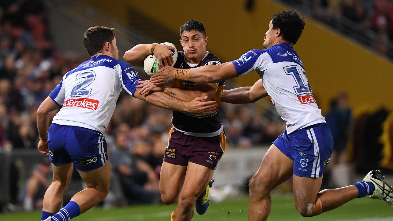 NRL 2019: Broncos 28 def Bulldogs 6, Kotoni Staggs the star as finals ...