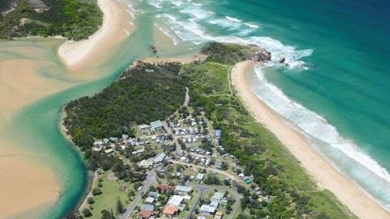 The small Coffs Coast village of Red Rock.