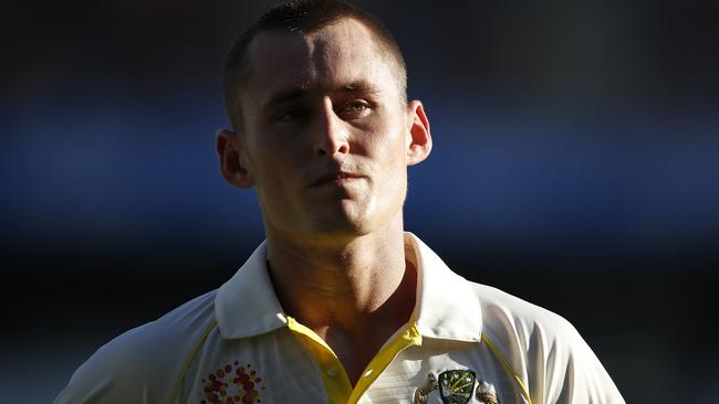 Marnus Labuschagne looks dejected after being dismissed. Picture: Getty Images