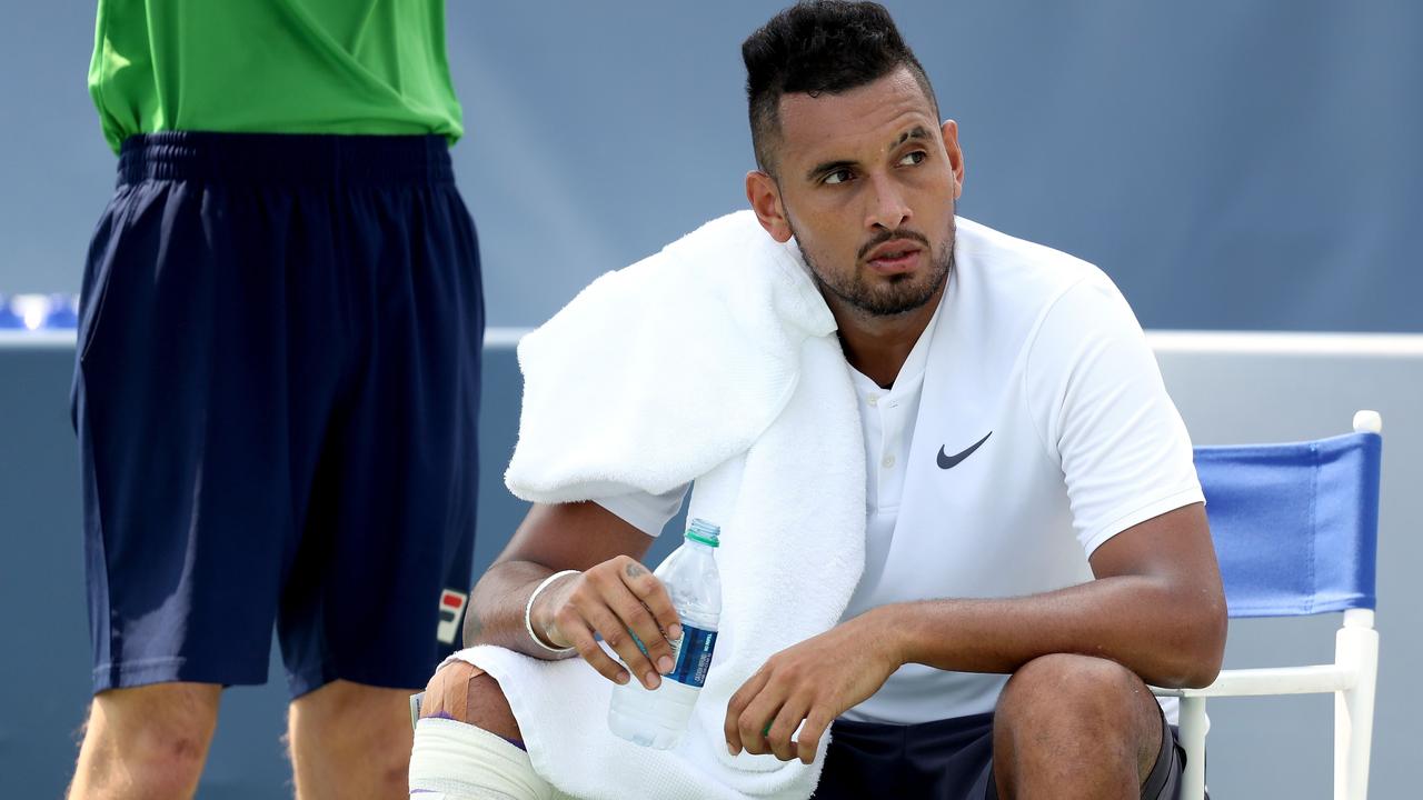 Can Nick Kyrgios produce the good at Flushing Meadows? Picture: Getty.