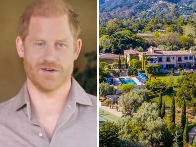 Prince Harry shares rare glimpse at $20m mansion. Picture: YouTube/WellChild; Supplied