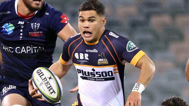 Noah Lolesio is doing special things for the Brumbies. Picture: AFP