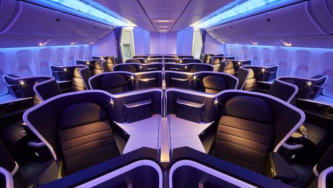 Dozens of aircraft will be sent back to lessors, including A330s fitted with Business Class suites resembling the interior of Mr Borghetti’s beloved Porsches. Picture: Virgin Australia