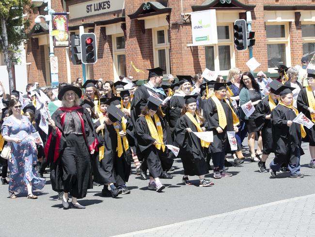 UTAS Graduation at Burnie. PICTURE CHRIS KIDD